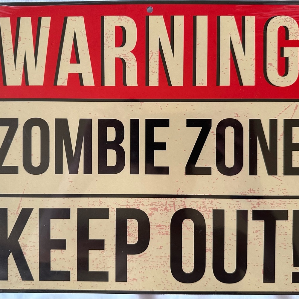 Keep out sign